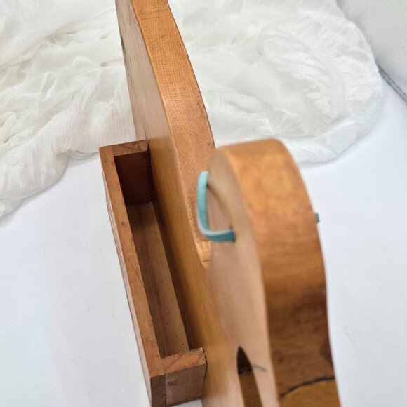 Vintage Hand-Painted Wooden Duck Letter Holder | Farmhouse Rustic Mail Organizer - Picture 14 of 14